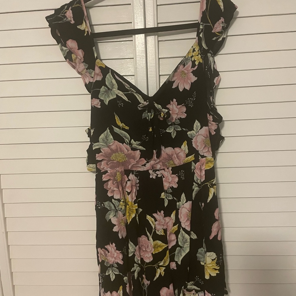Open back romper